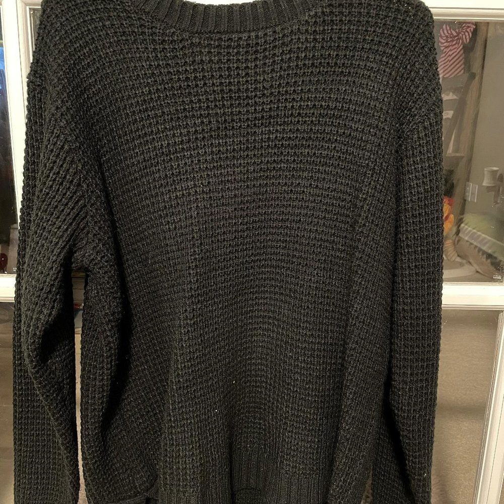 Black long sleeve sweater